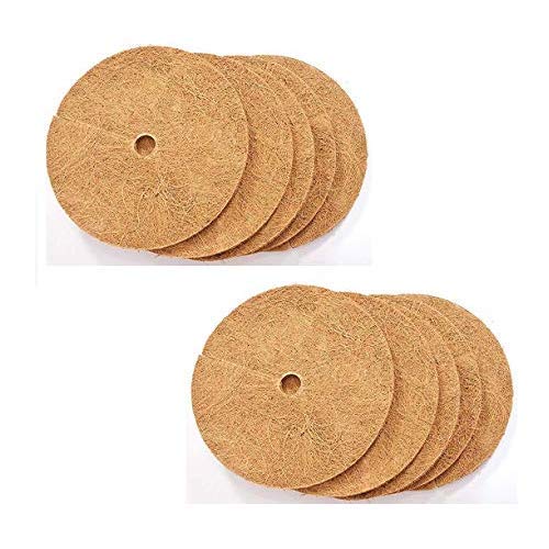 COIR GARDEN Coco Fiber Weed Mulch Mat (8-inch) -10 Pieces (B07MGM9P5V) Amazon Price History, Amazon Price Tracker