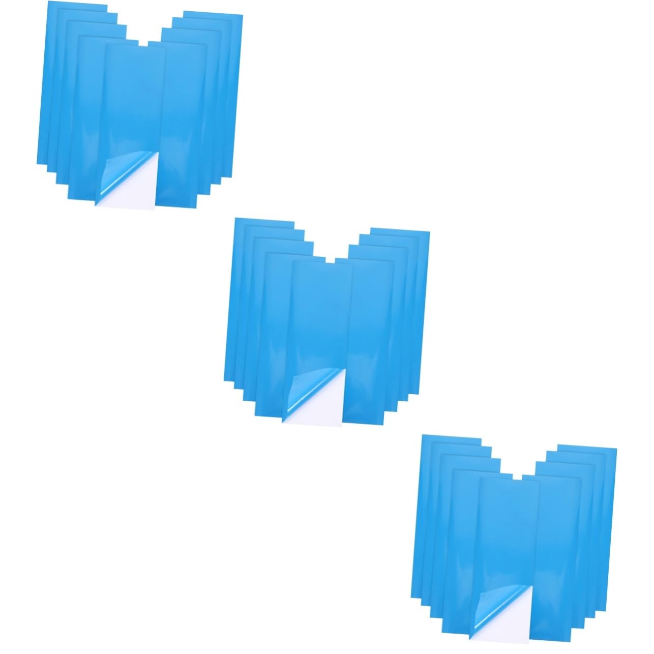 INOOMP PVC-reparaturkleber Poolfolie Reparaturflicken Vinyl-Reparatur-Patch-Set Pool-Patch-Reparatur-kit PVC-reparaturpflaster Reparaturflicken Für Schlauchboote Blue