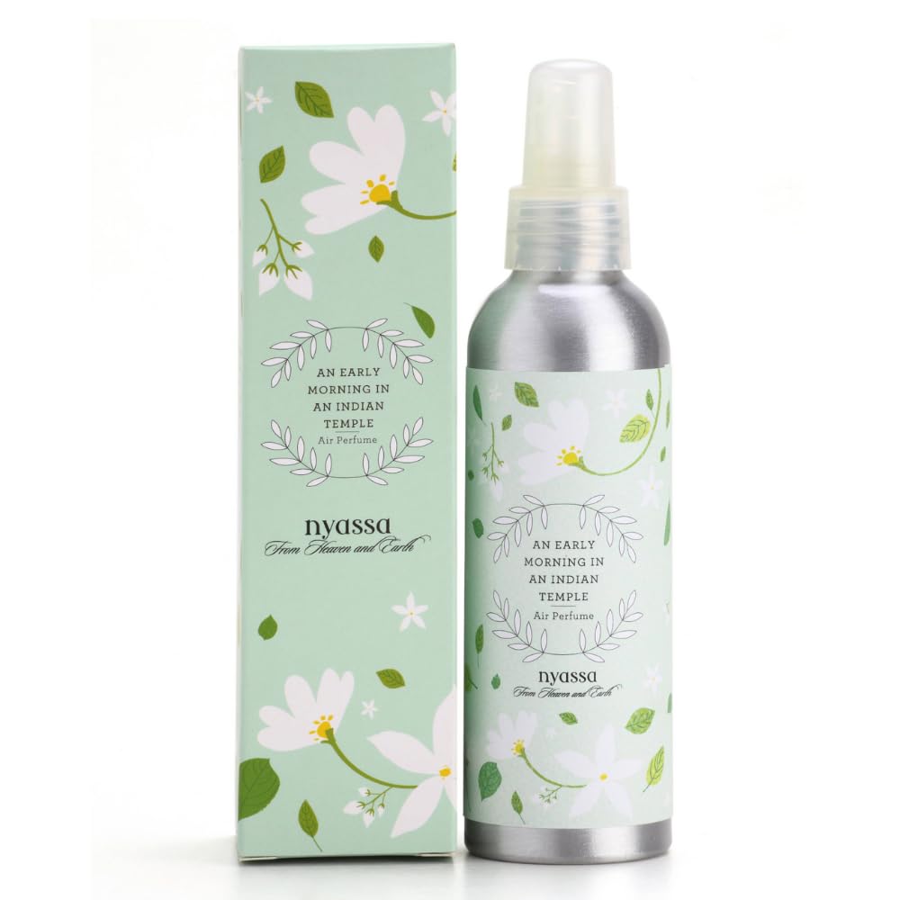 NYASSA an Early Morning at an Indian Temple Air Perfume (Room Spray-180 ml) | Room Fragrance Pure and Natural with no Paraben, Silicone, Petroleum | Alcohol Free | Fresh Floral Fragrance-180ml (B07VJ5C5N8) Amazon Price History, Amazon Price Tracker