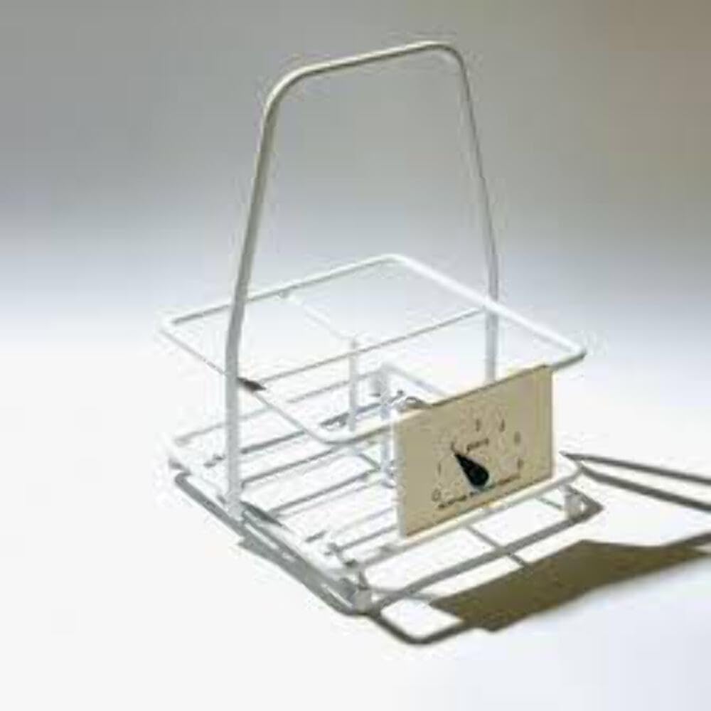 Delfinware Grey 4 Bottle Milk Holder