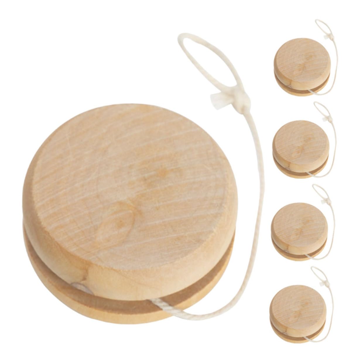 BESPORTBLE 3sets 5pcs Wooden Balls Unisex Outdoor Educational DIY Plaything and Portable for Adults for 5pcs*3