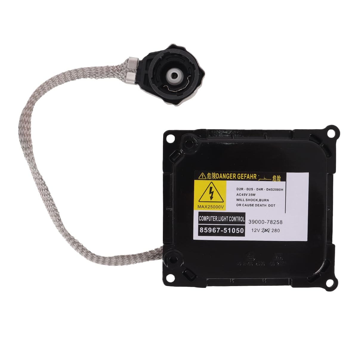 Module de commande de ballast de phare au xénon (ECU) 85967-51050 8596752020, compatible avec Lexus GS300, GS430, GS450h, IS200d, etc.