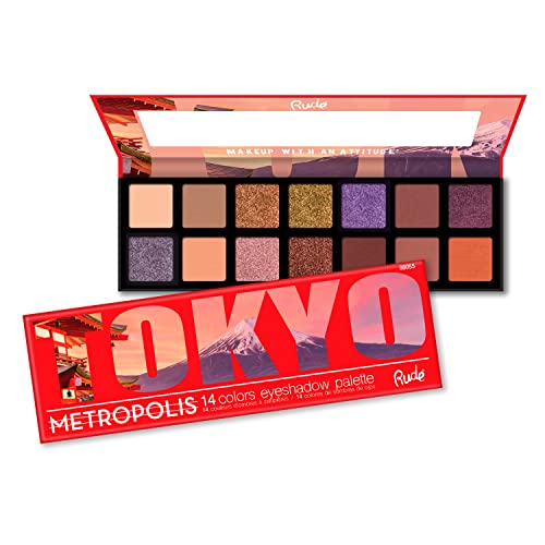 Rude - Metropolis 14 Color Eyeshadow Palette - Tokyo