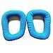 NAMVO Cuscinetti per gli orecchi per gli orecchini di ricambio per cuffie Logitech G35 G930 G430 F450 - blu