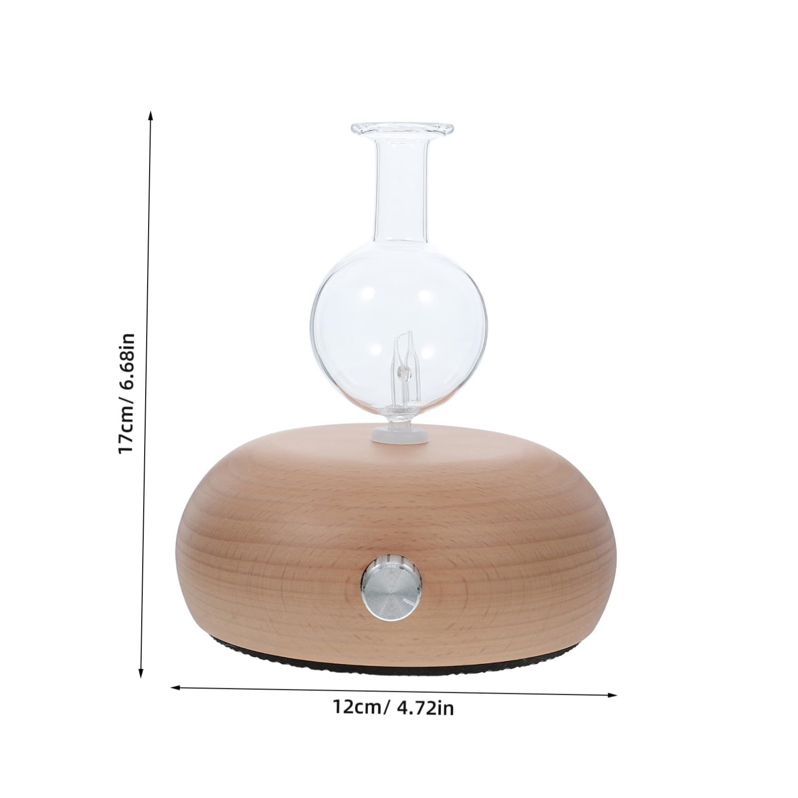 BETOOKY Difusor para Aceites Esenciales con Atomizador de Vidrio y Plástico, Capacidad Ajustable, Purifica el Aire, Adecuado para Sala de Estar y Oficina Varios Estilos