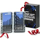 Gifts for Men,toolant Cobalt Drill Bit Set for Metal and Steel, Christmas Gifts,Stocking Stuffers for Adults...