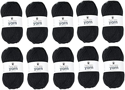 Korbond Double Yarn -Baby Pink Extra Soft 5 x 100g Ball of Acrylic Wool Knitting or Crochet Hypoallergenic (500g/1450mTotal) 180082_5