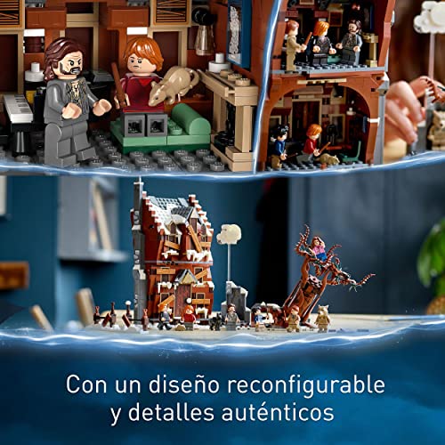 LEGO 76407 Harry Potter Casa de los Gritos y Sauce Boxeador, Juguete de Construcción 2en1, El Prisionero de Azkaban, Idea de Regalo para Niños 9 Años