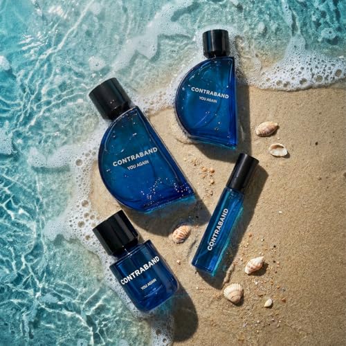 Image of Contraband Eau De Parfum - You Again | Discovery Size | Aquatic, Musk and Amber Fragrance Notes | Fresh & Long Lasting Spray Perfume For Men & Women | 20 ml