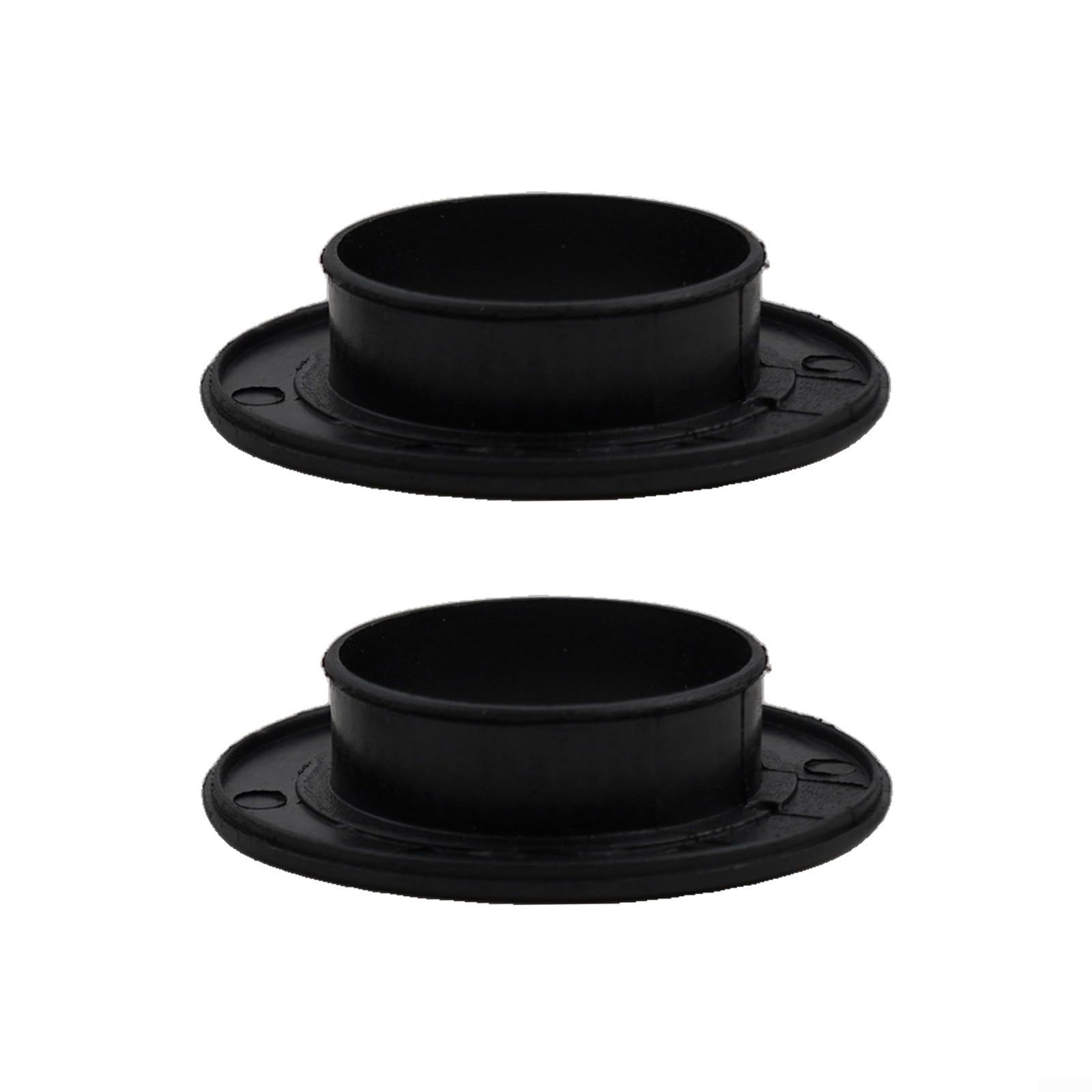 2Pcs Plastic Bottom Bracket Cover Protection Cap for Bicycle Bearing Shell Guard Dust Debris Shield Easy Install Tool-Free Fit 24mm ID Black Cycling Parts(B)