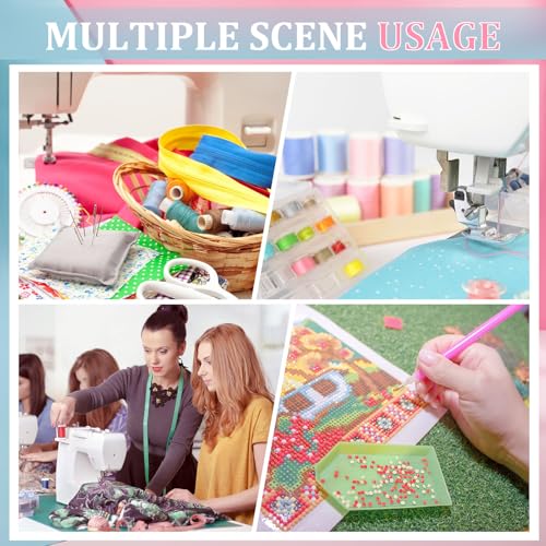 Image of 3 Pcs 17.7x13 Inch Project Bag for Quilting Sewing Craft Storage for Quilter A3 Clear Mesh Art Bag Artwork Storage Organize for Artwork Charts Teaching Material Multipurpose(Classic Colors)