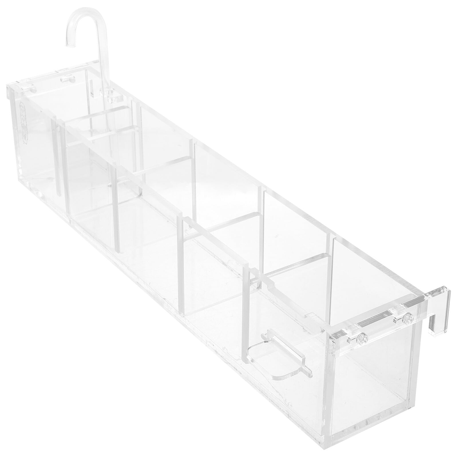 Veemoon Acryl Aquarium Filterbox Wasserfall Tropfbox für Aquarien mit Transparentem Kasten Bruchfest Geräuscharm Ökologischer Filter für Sauberes Wasser