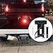 KVAEY 15 LED Brake Light Trailer Hitch Cover, Super Bright Brake Driving Lamp for 2