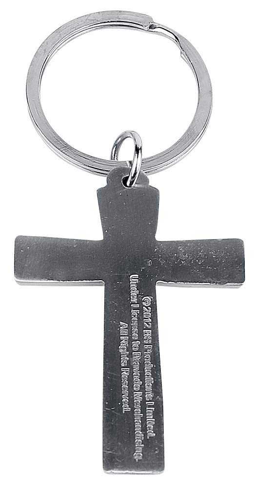 Black Sabbath - Cross Metal Keychain