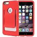 iPhone 6 Plus Case, iPhone 6s Plus Case, CellJoy [SLiM CLiP] Hybrid Case [Built in Belt Clip] [TPU] (Red) Protective Cover Skin