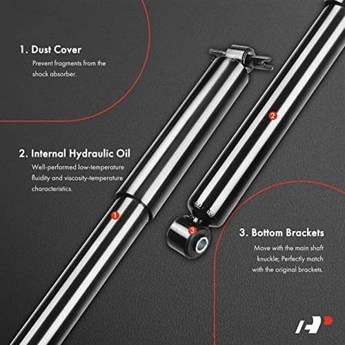 A-Premium APSA1072 Rear Pair (2) Shock Absorber Compatible With Jeep Wrangler 2007-2017 Wrangler Jk 2018 thumb #2