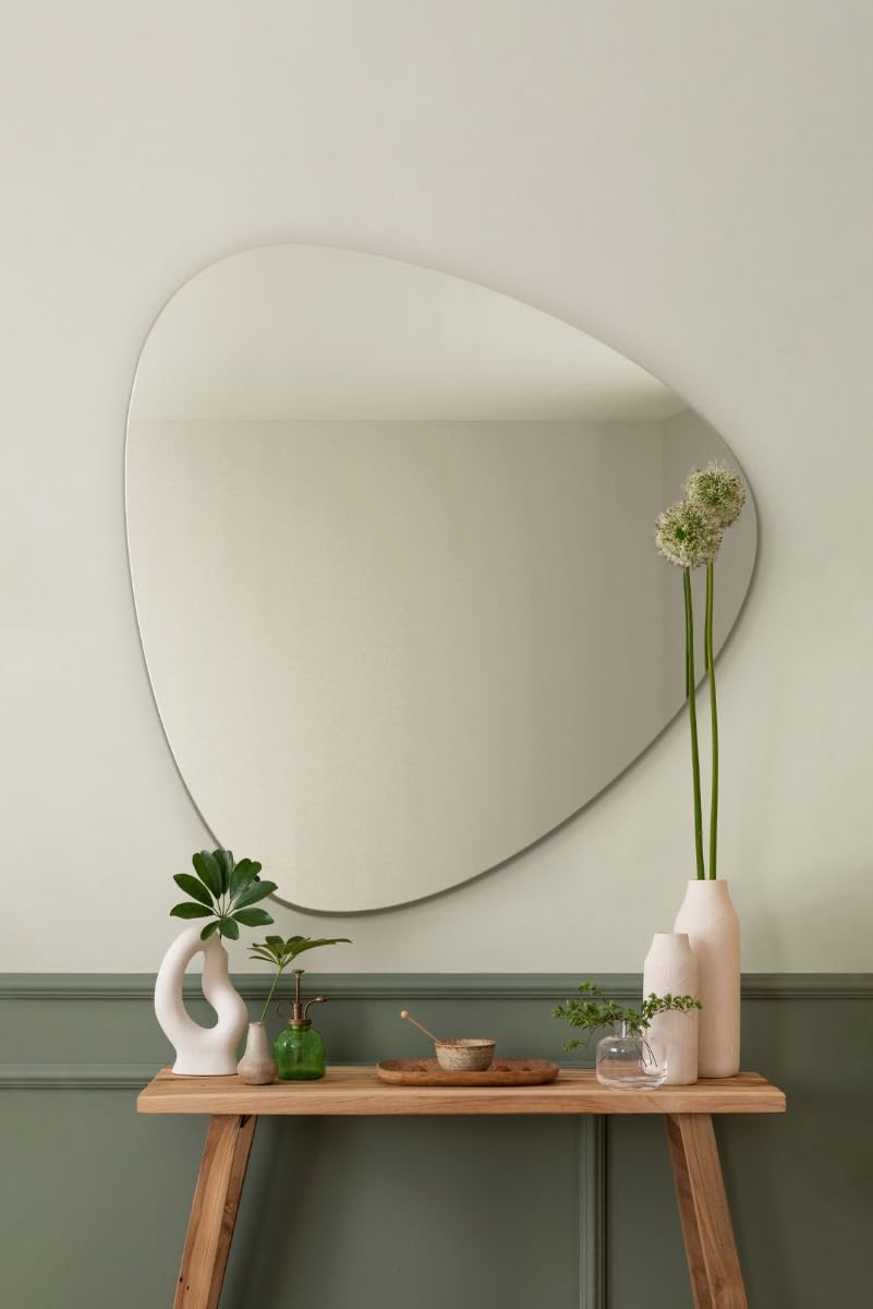 The Lapis New Extra Large Frameless Pond Mirror - 32""x 24"" (80x60cm)