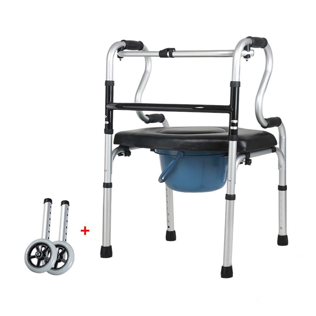 Buy Folding Rollator Walker with Seat and Front Wheels, Shower
