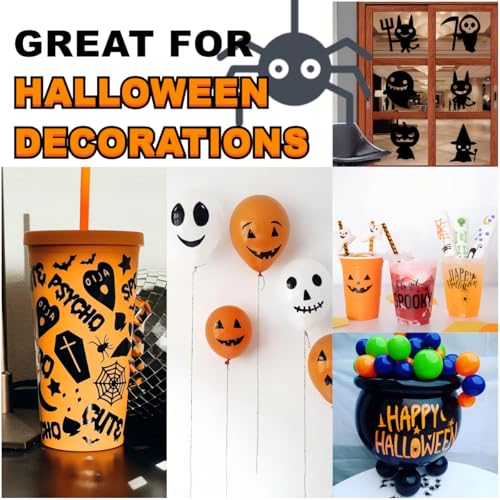 Image of HTVRONT Orange Permanent Vinyl, 12 inch x 14 FT Glossy Orange Permanent Adhesive Vinyl Roll Compatible with Cricut Cutting Machine, Silhouette, Cameo Cutters, Signs, Scrapbooking, Craft, Die Cutters