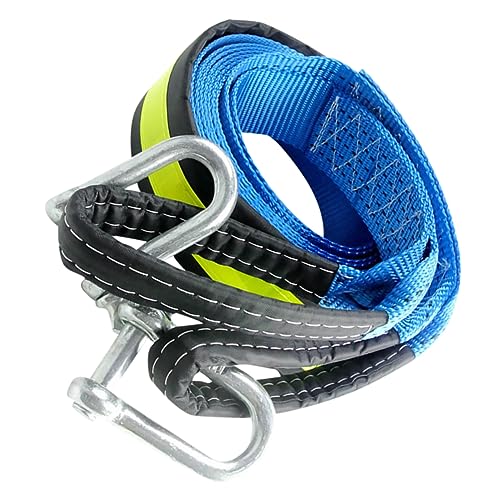 Corde de remorquage robuste iplusmile de 1 pièce avec crochets pour secours automobile