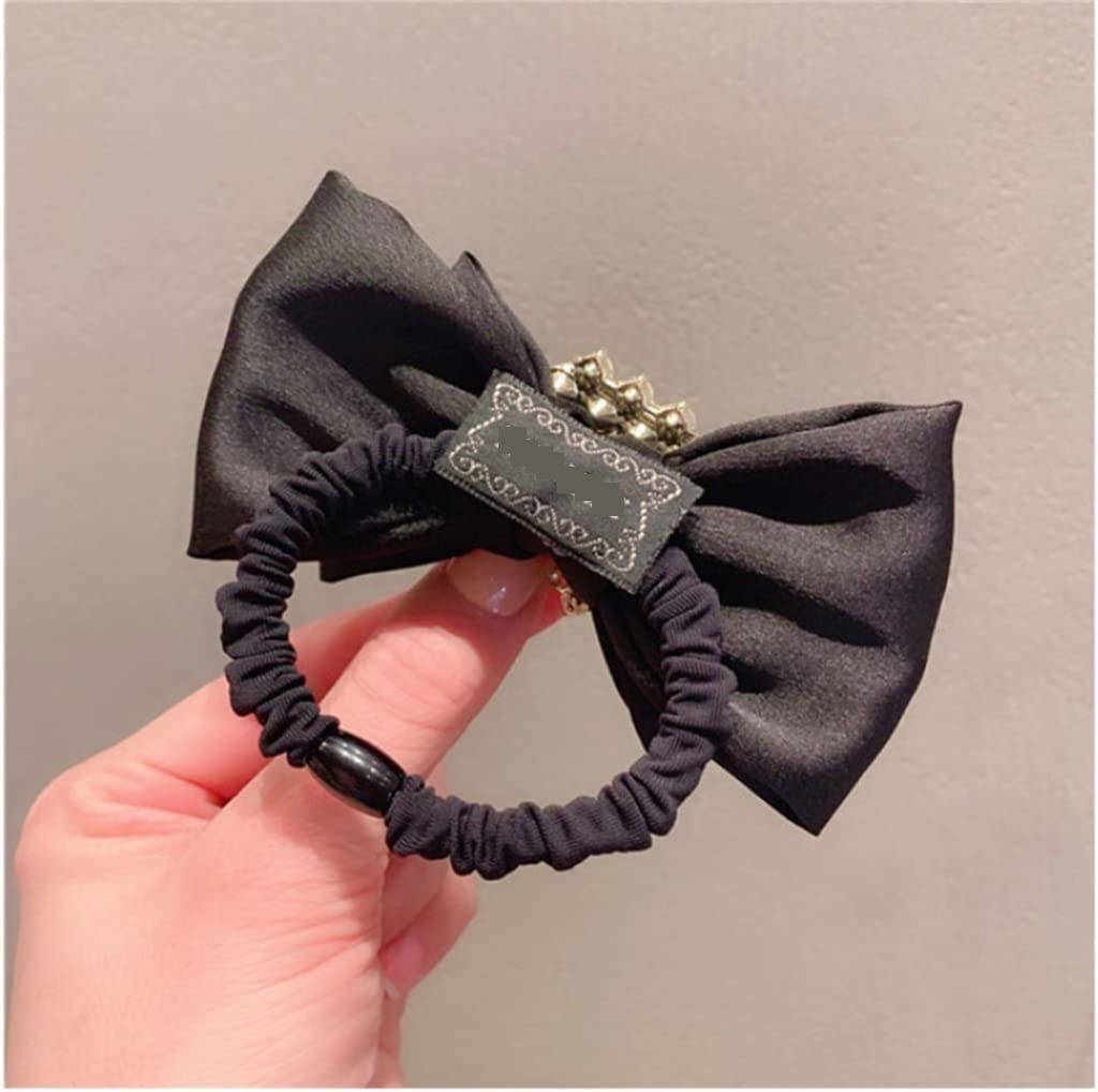 Miękkie Gumki Włosów 3 Szt. Shining Bow Gumka Do Włosów Francuski Retro Akcesoria Nakrycia Głowy Kobiet Akcesoria