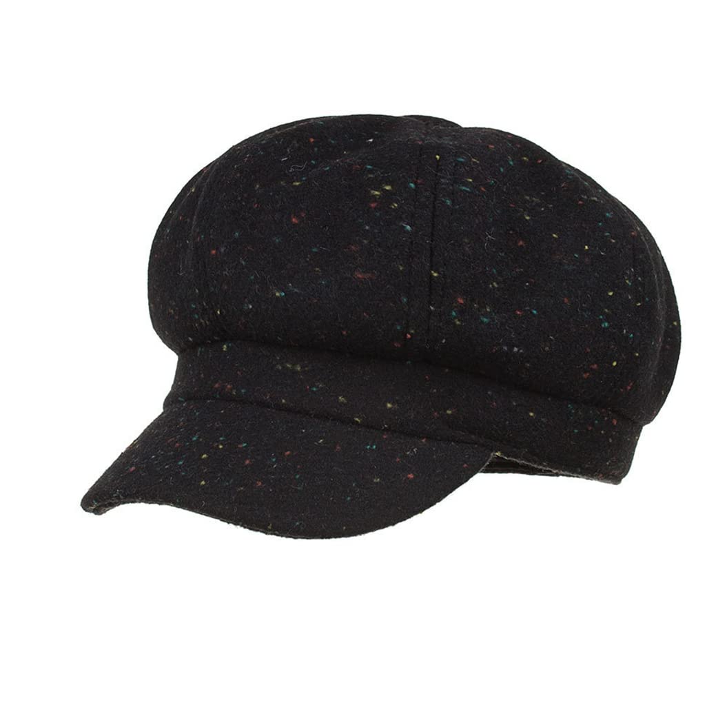 Berretti Cappello Berretto Casual a Pois Colorati in Feltro for Berretto da Strillone Moda Donna Cappello Ottagonale Regolabile da Donna Elegante