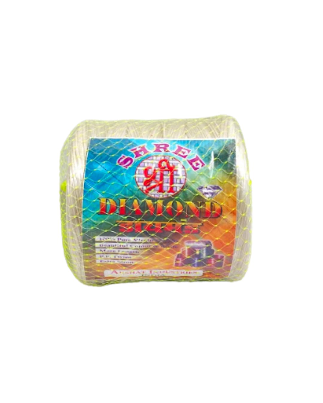 Shree Diamond Plastic Packing Twine Roll | Heavy Duty Multi Colour PP Twine Rope | Strong Packaging Sutli for Household, Agriculture & Industrial Use (White, 450m)-image-19