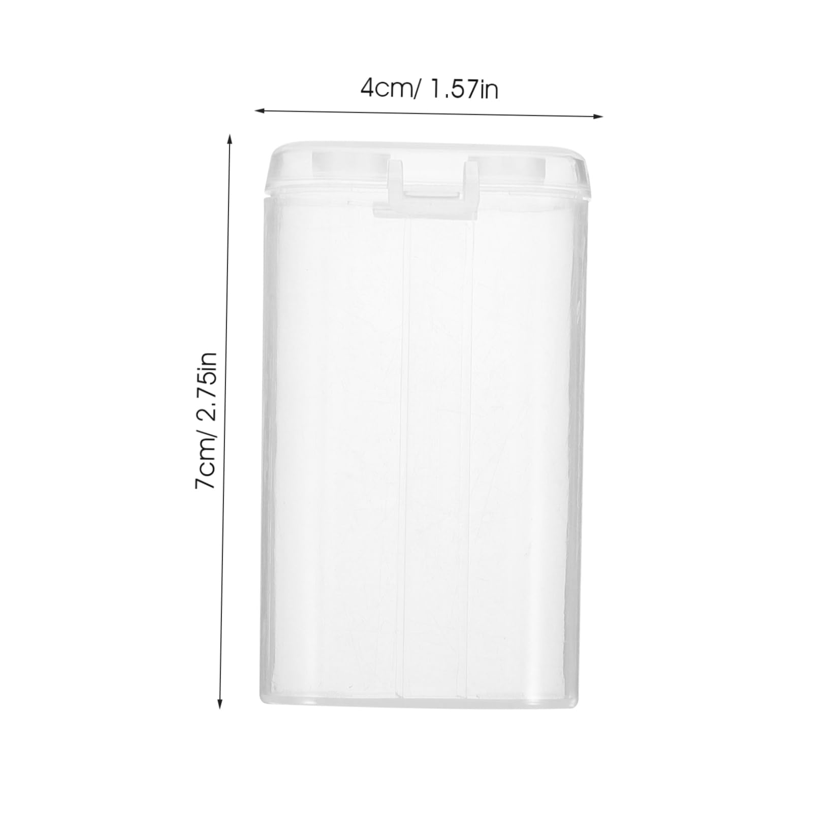 SWOOMEY 10pcs Plastic Battery Storage Case Compact Organizer Box with Slots for Batteries and Items Lightweight Easy to Clean for Travel and Home Use