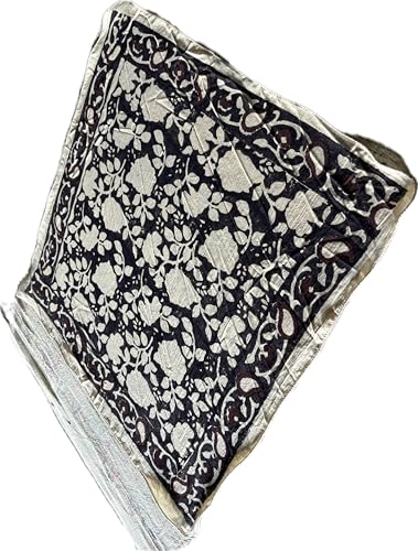 Handmade Cotton Bandanas For Women - Premium Kerchiefs for Men and Women - Unique Hand Printed Paisley Design Cotton Scarf, Cotton Bandana For Men and Women4