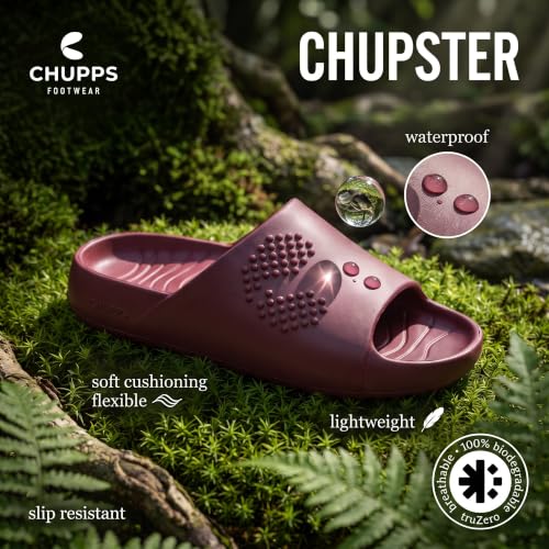 Image of CHUPPS Chupster Men's Orthopedic Slippers | Soft Cushioned Footbed | Lightweight Flip Flops | Anti-Skid Sole | Comfortable Daily Wear Chappals