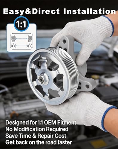 Image of 21-5341 Power Steering Pump for 2003-2007 Honda Accord 2.4L