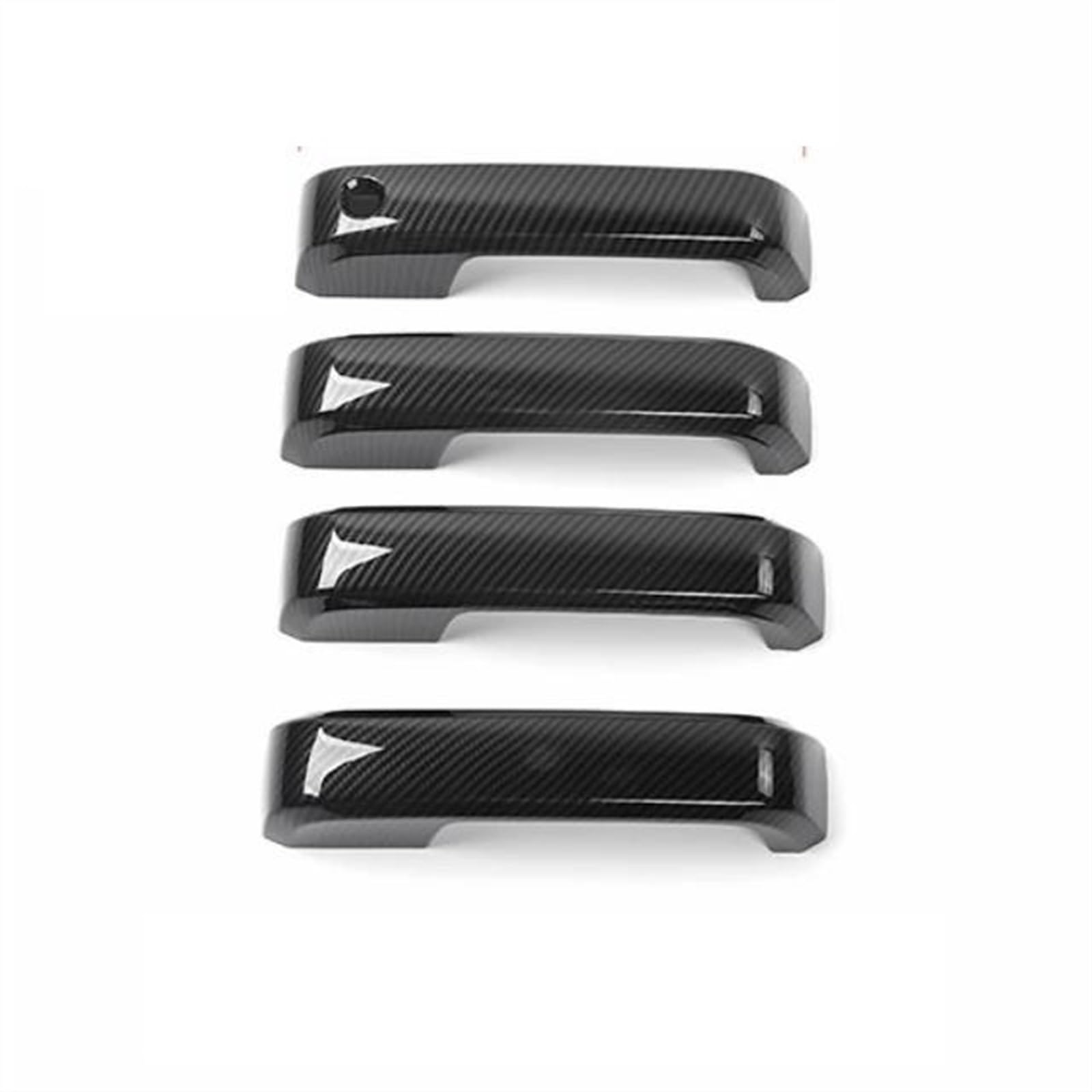SLIMES Car Exterior Door Handle Grab Bowl Cover Trim Styling Auto Moldings ABS Accessories for Ford F150 2015-2020 Protection(B Carbon)