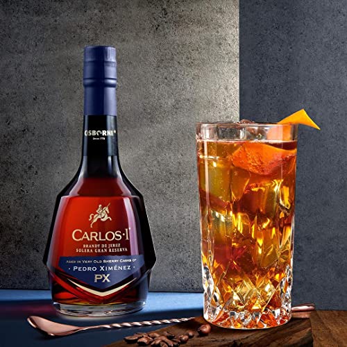 Carlos I Brandy Pedro Ximénez aus Jerez 40,3% (1 x 0,7l) - Brandy Solera Gran Reserva aus Spanien - Hergestellt aus… - Image 4