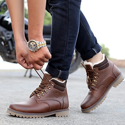 Image of Bacca Bucci Men Leather Hiking Boot