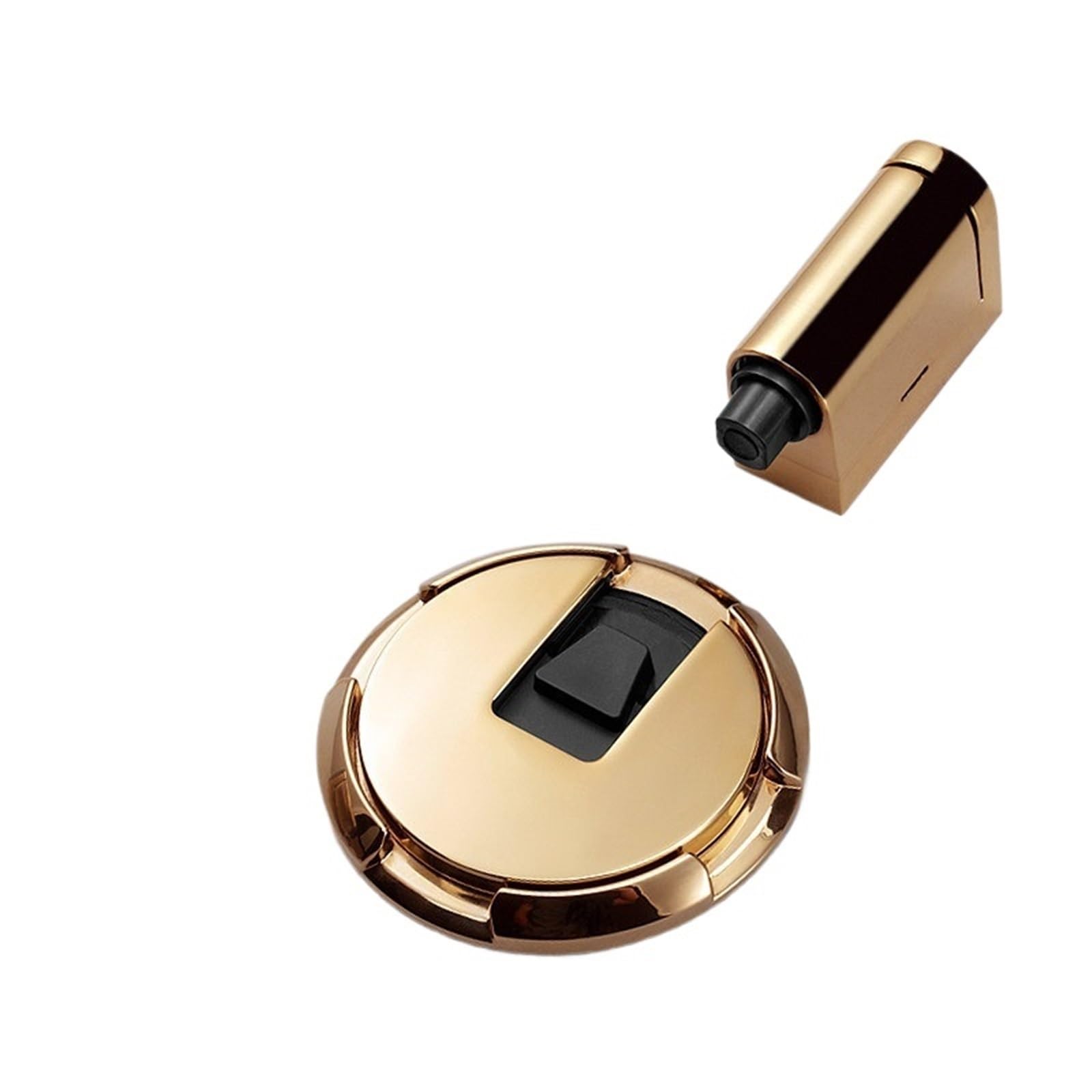 1pcs Heavy Duty Magnetic Door Stopper Mechanical Door Stop(Bright Gold)