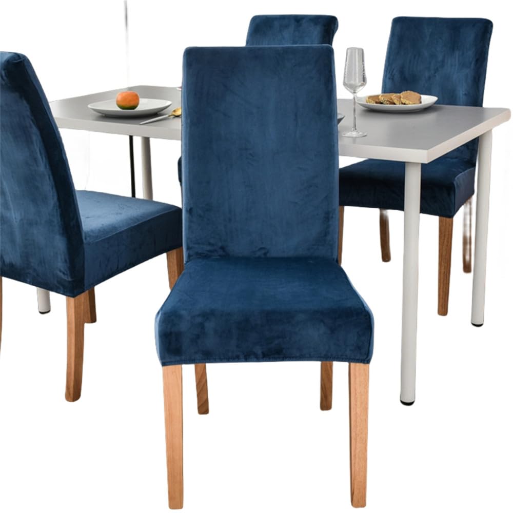 1pc Thick Chair Cover Washable Elastic Winter Warm Chair Protector Case Kitchen Restaurant,N7,one