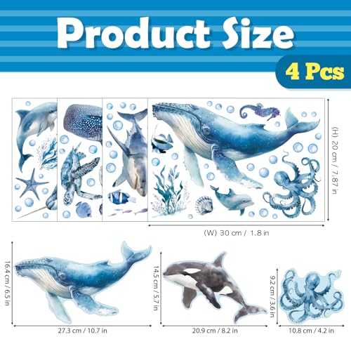 DECOWALL Vinilos Decorativos Animales Marinos que Brillan en la Oscuridad miniatura 6