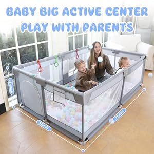   Baby-Playpen-71x47-Large-Baby-Playard-for-Babies-and-Toddlers-Sturdy-Baby-Fence-Anti-Slip-Play-Yard-for-Indoor-Outdoor-Play-Pen-with-Breathable-Mesh-Zipper-Door-NO-Mat