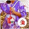 Beaupretty Japanische Kimono Drawstring Tasche Beuteltasche mit Mittlerer Kapazität für Damen und Mädchen Leichter Modischer Kordelzugbeutel Passend zu Traditioneller Kleidung als #2