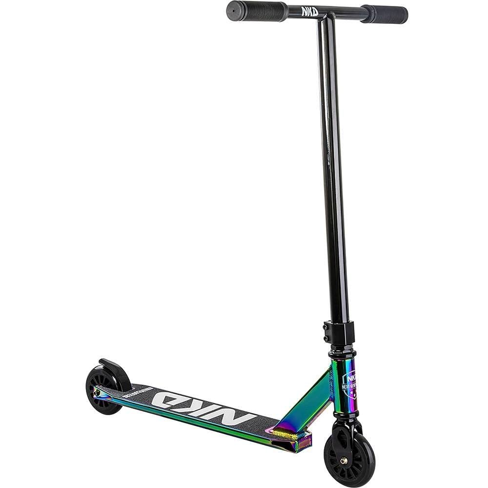 Patinete acrobático NKD – Next Generation | Rodamientos ABEC-9 de Alto Rendimiento | Manillar Giratorio de 360° para Freestyle | Aleación de Aluminio 6061 Duradera