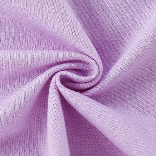 Pilipulu Sweatshirt Mädchen Pullover Kinder Mädchen Baumwolle Langarmshirt Einhorn Häschen Warm Tops 2-8 Jahre, Einhorn/Lila, 116