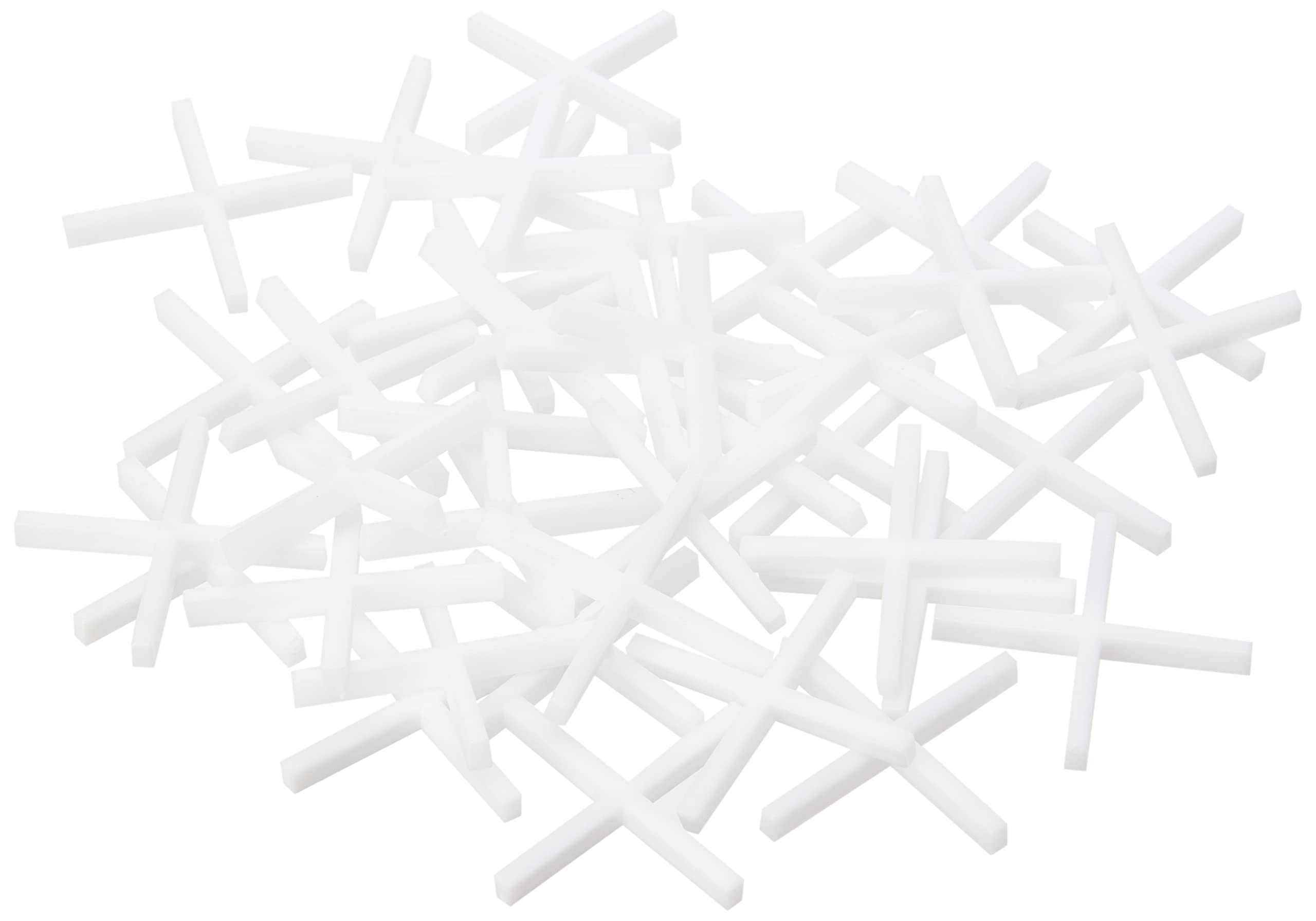 Ox Tools White Ox Trade Cross Shaped Tile Spacers - 2Mm (250 Pcs)
