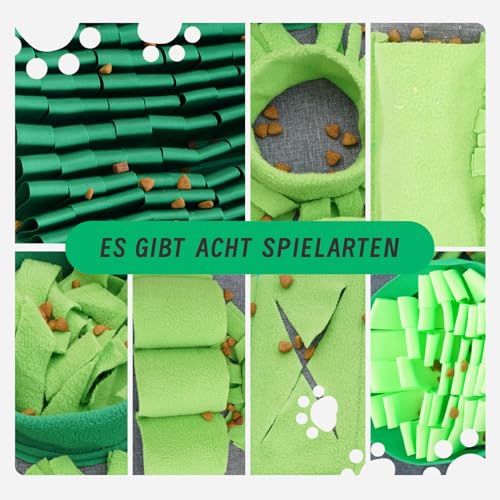 HDOELGP Schnüffelteppich Hund Haustier schnüffelmatte Interaktives Hundespielzeug Bestes Material Extrem haltbar Intellektuelles Spielzeug für Hunde rutschfest Slow Feeder (44 * 66cm)