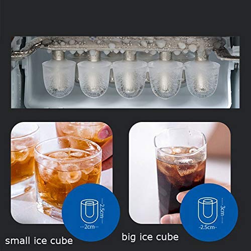 Fabricadora de hielo portátil con capacidad 30kg diaria miniatura 5