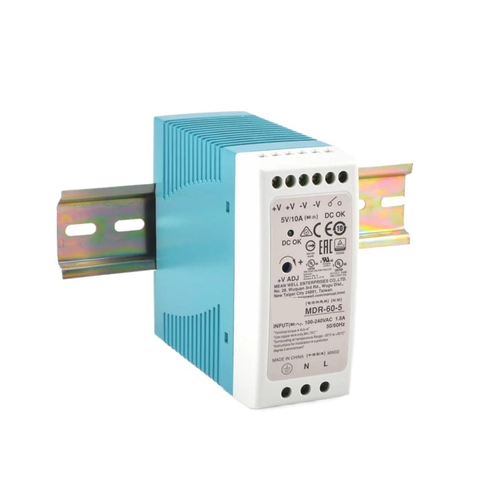 BRODEFUP 60W Single Output Power Supply MDR-60-5 MDR-60-12 MDR-60-24 MDR-60-48 MDR-60(MDR-60-12)