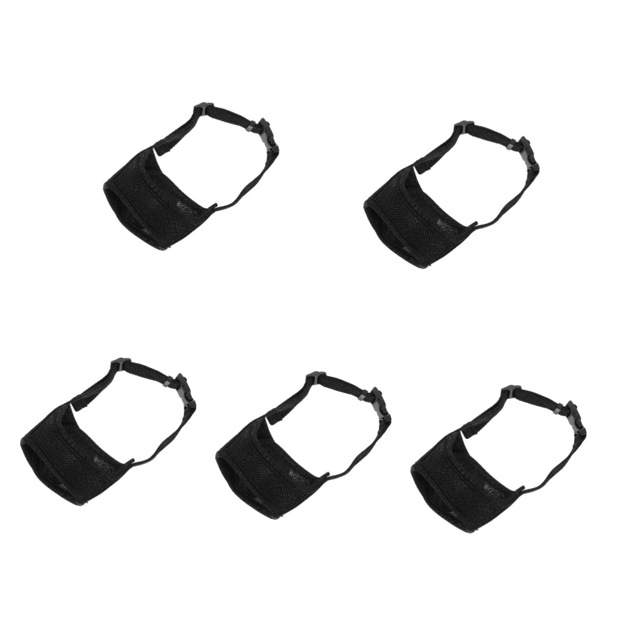 POPETPOP Lot de 5 Muselières Respirantes Et Confortables pour Chiens de Taille