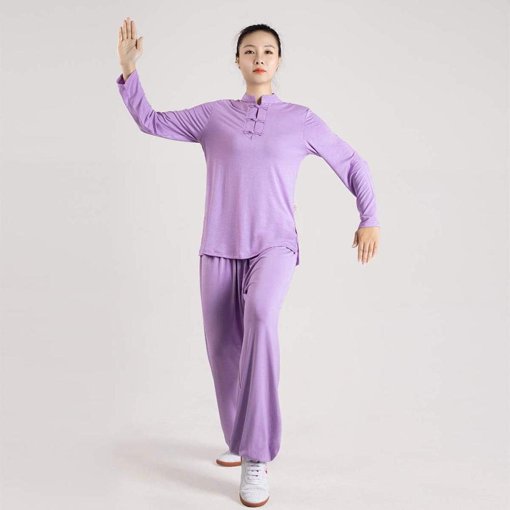 Tai Chi Uniform damski strój Kung Fu Modal Garnitur do sztuk walki, medytacji i ćwiczeń porannych
