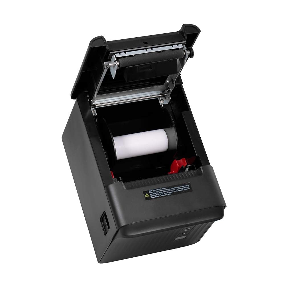 RAISA PRINTECH USB Thermal Printer Receipt Printer 250mm/s | Half Cut/Full Cut |Print Width 72mm | Easy Paper Loading Structure 1
