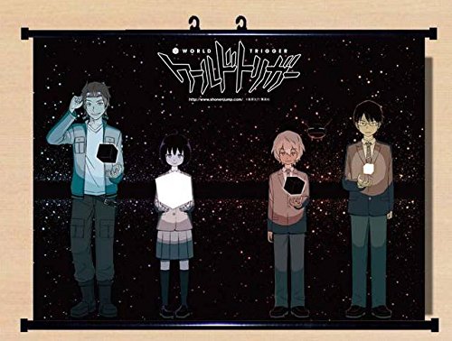 CoSmileHome Decor Anime World Trigger Kuga Yuma Scroll Poster 23.6x17.7 Inches-006L