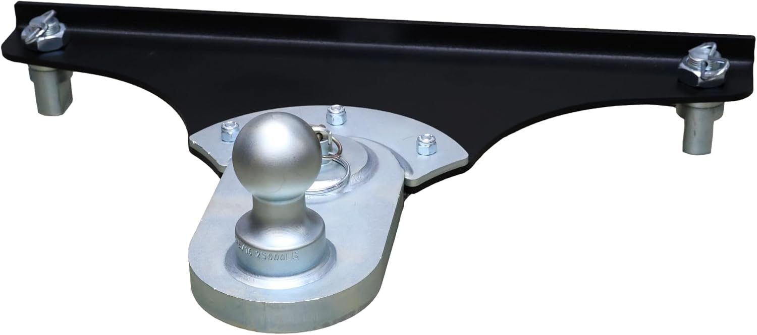 GEN-Y GH-21007 GoosePuck 5" Offset Gooseneck Ball for OEM Puck Mount System fits GM Short Bed 2020 to Current - 25,000 LB Towing Capacity
